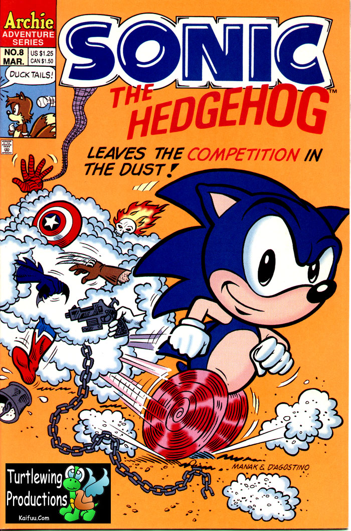 Sonic - Archie Adventure Series March 1994 Cover Page